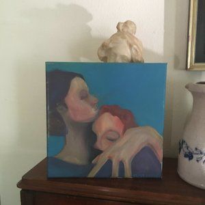 "In Arms" Original Oil Painting